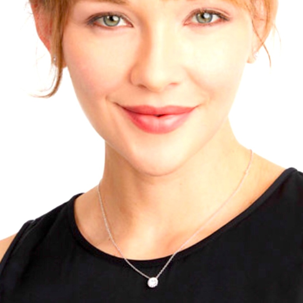:: Stella & Dot | Shimmering Silver CZ Duchess Necklace - Retired - Picture 9 of 12